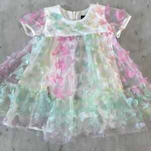 Bardot Junior toddler girl Pastel Butterfly Dress - 2T